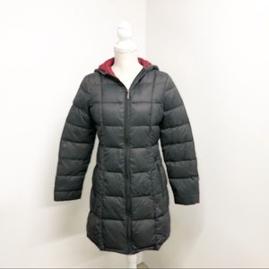 Michael Kors Packable Down Fill Long Hooded Jacket